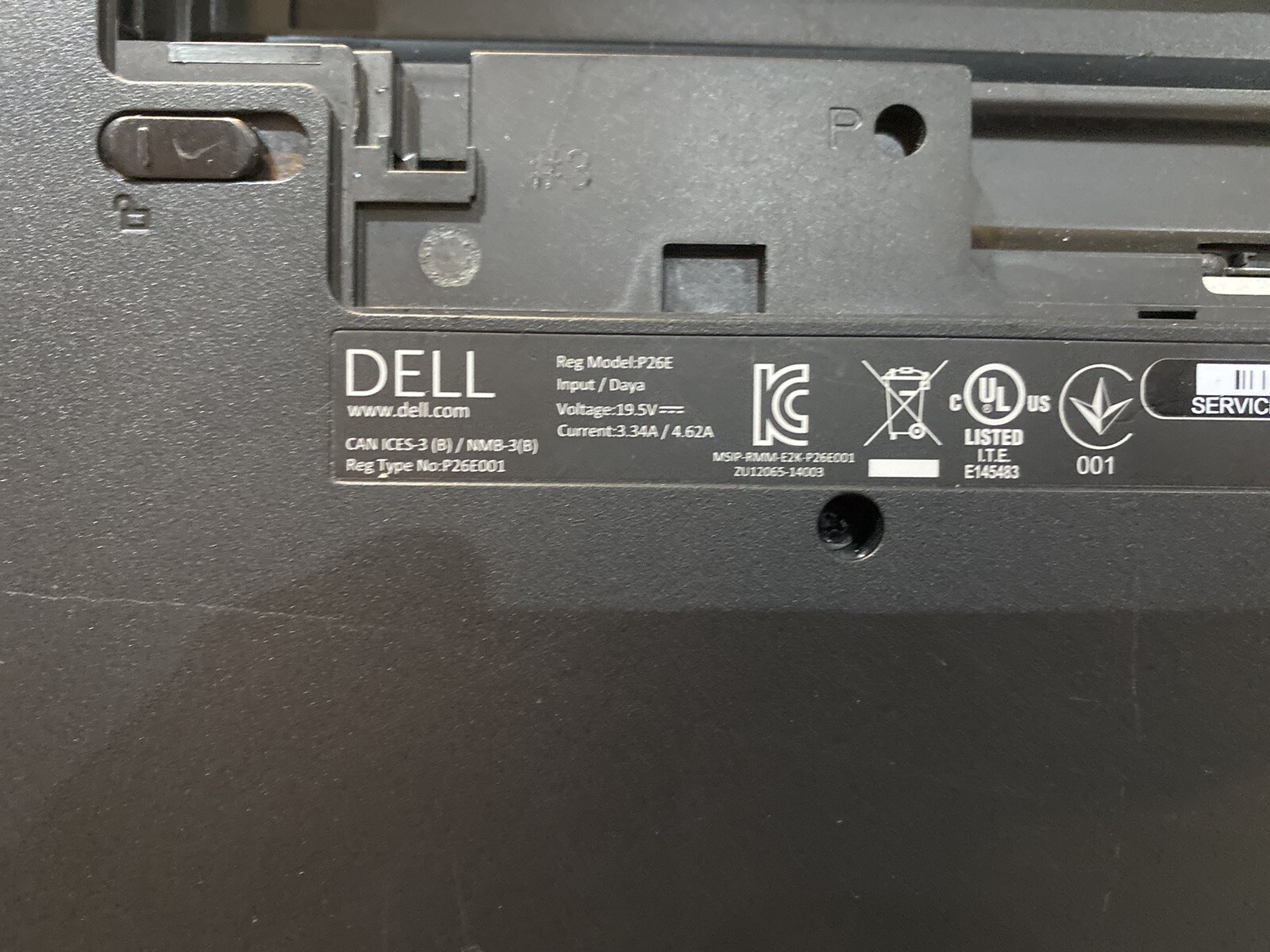 Dell Inspiron 5000 Model5748 Intel i7-4510U 2GHZ CPU 8GBRAM 750 GBHDD DVD/RW