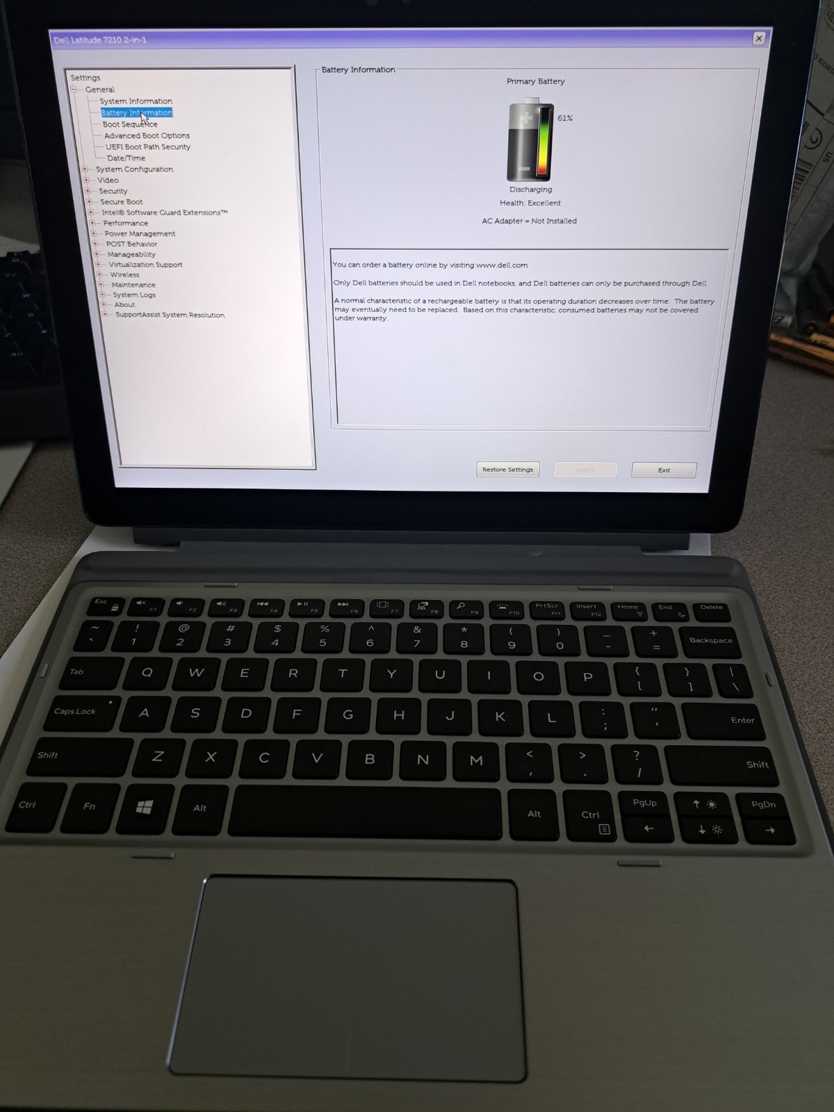 Dell Latitude 7210 2 in 1 Tablet|Laptop i7 10th@1.8GHz 16GB 512GB Touch + Pouch