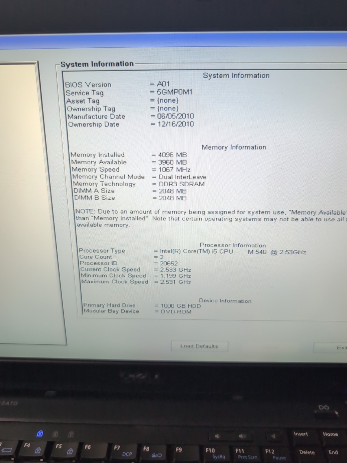 Dell Latitude E6410 ATG Laptop Rugged 2.53GHz 4GB RAM 1 TB Win 7 32 Bit WCharger