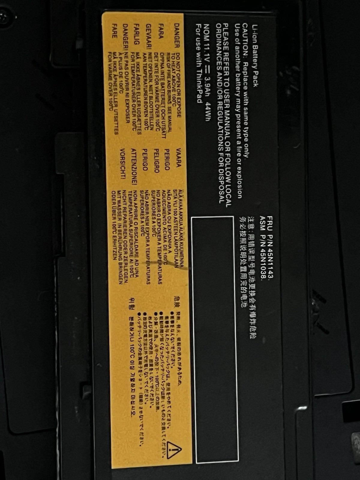 Lenovo ThinkPad T430s Laptop – For Parts or Repair – Untested/Non-Functional