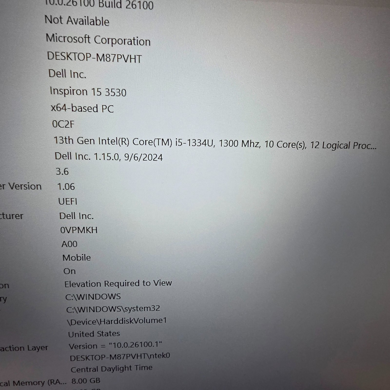 Dell Inspiron 15.6″ 2K Touchscreen • Intel Core i5‑1334U • 8GB • 512GB SSD