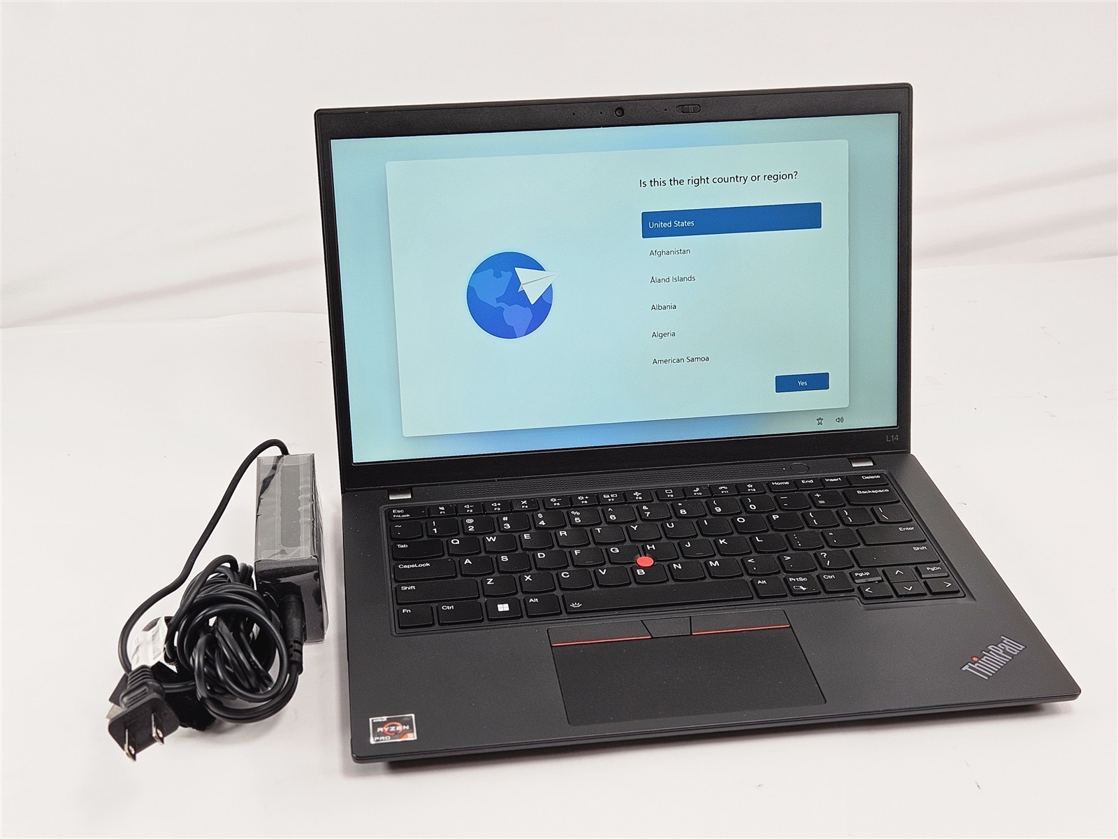 Lenovo ThinkPad L14 Gen 4 14″ AMD Ryzen 5 Pro 7530U 16GB RAM 256GB SSD Win11Home