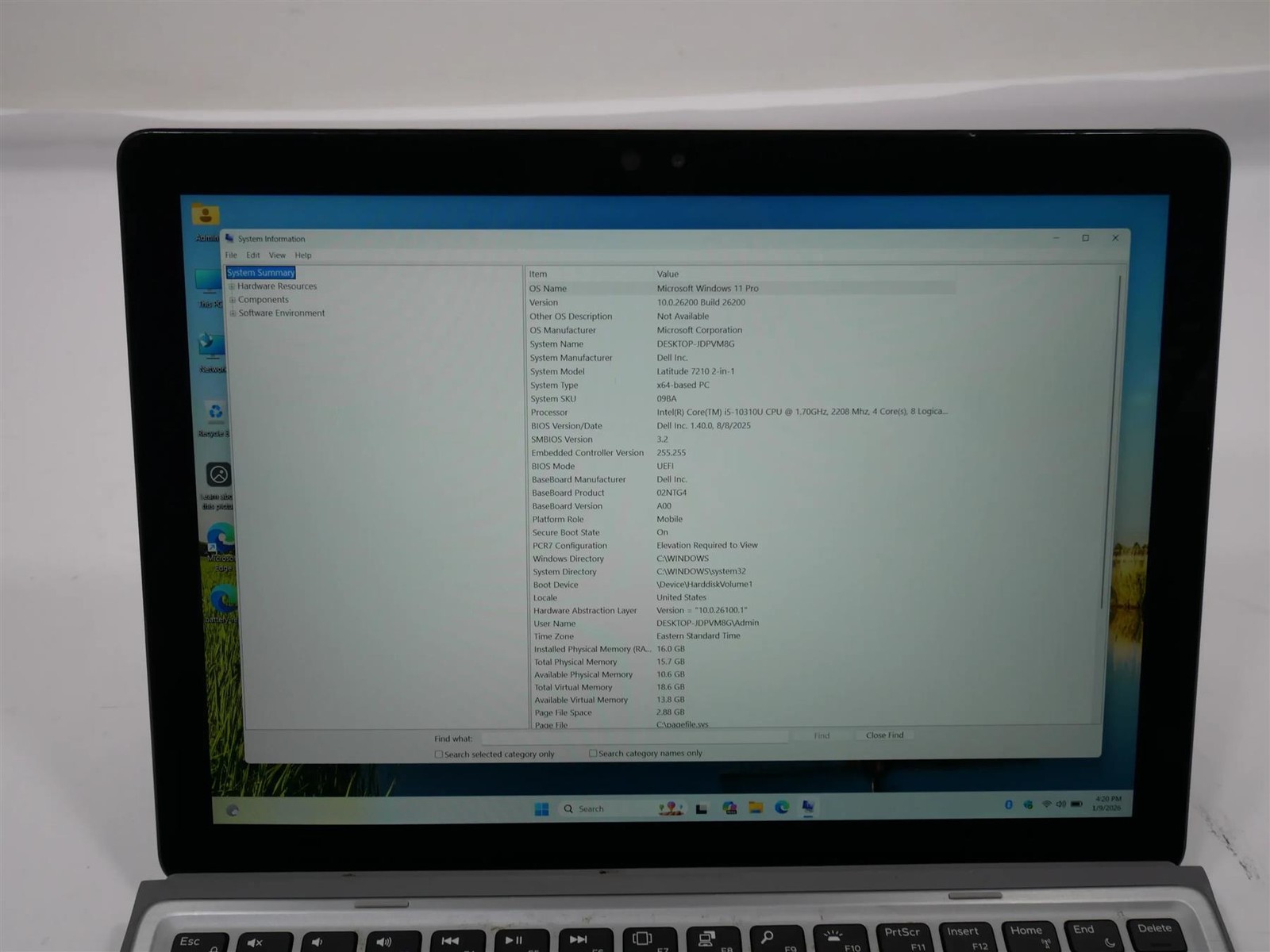 Dell Latitude 7210 Core i5-10310U 1.70GHz16GB 512GB SSD