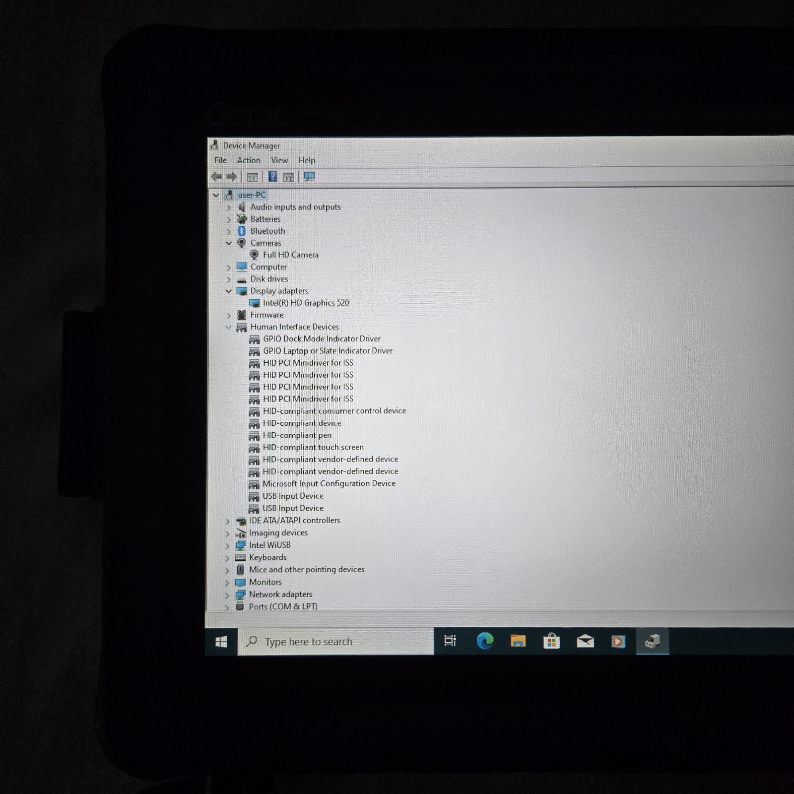 GETAC F110 G3 Rugged Tablet i7-6500U 2.50GHz 256GB SSD 16GB Ram Win10P — LOOK