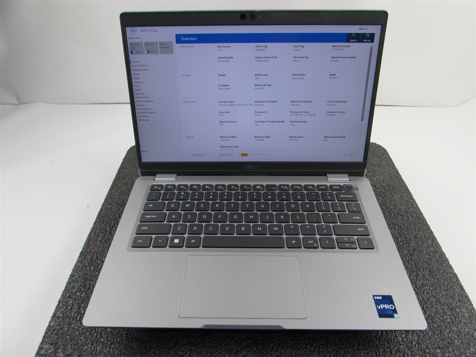DELL LATITUDE 5330 FHD TOUCHSCREEN I5-1245U 10 CORE 512GB SSD 16GB RAM NO O.S