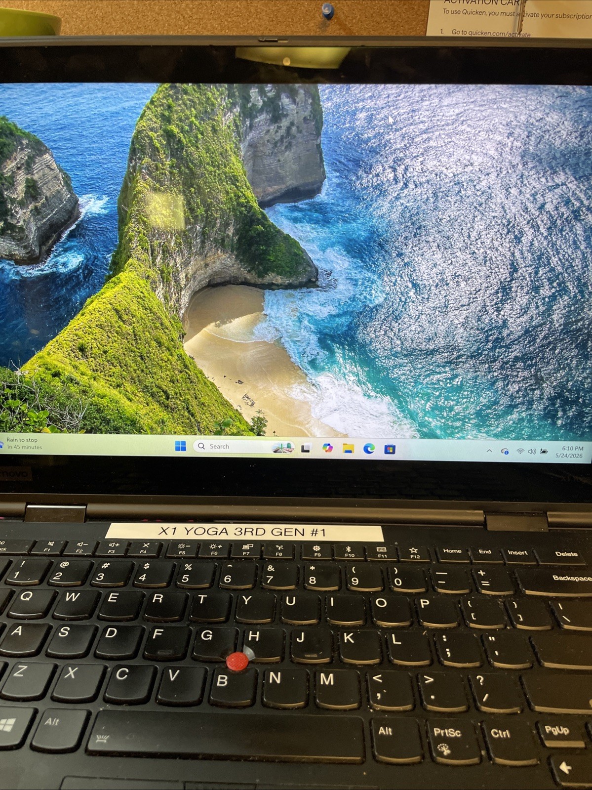Lenovo ThinkPad X1 Yoga 3rd Gen Core i5 8350u 8GB RAM 256GB SSD Win 11 Pro