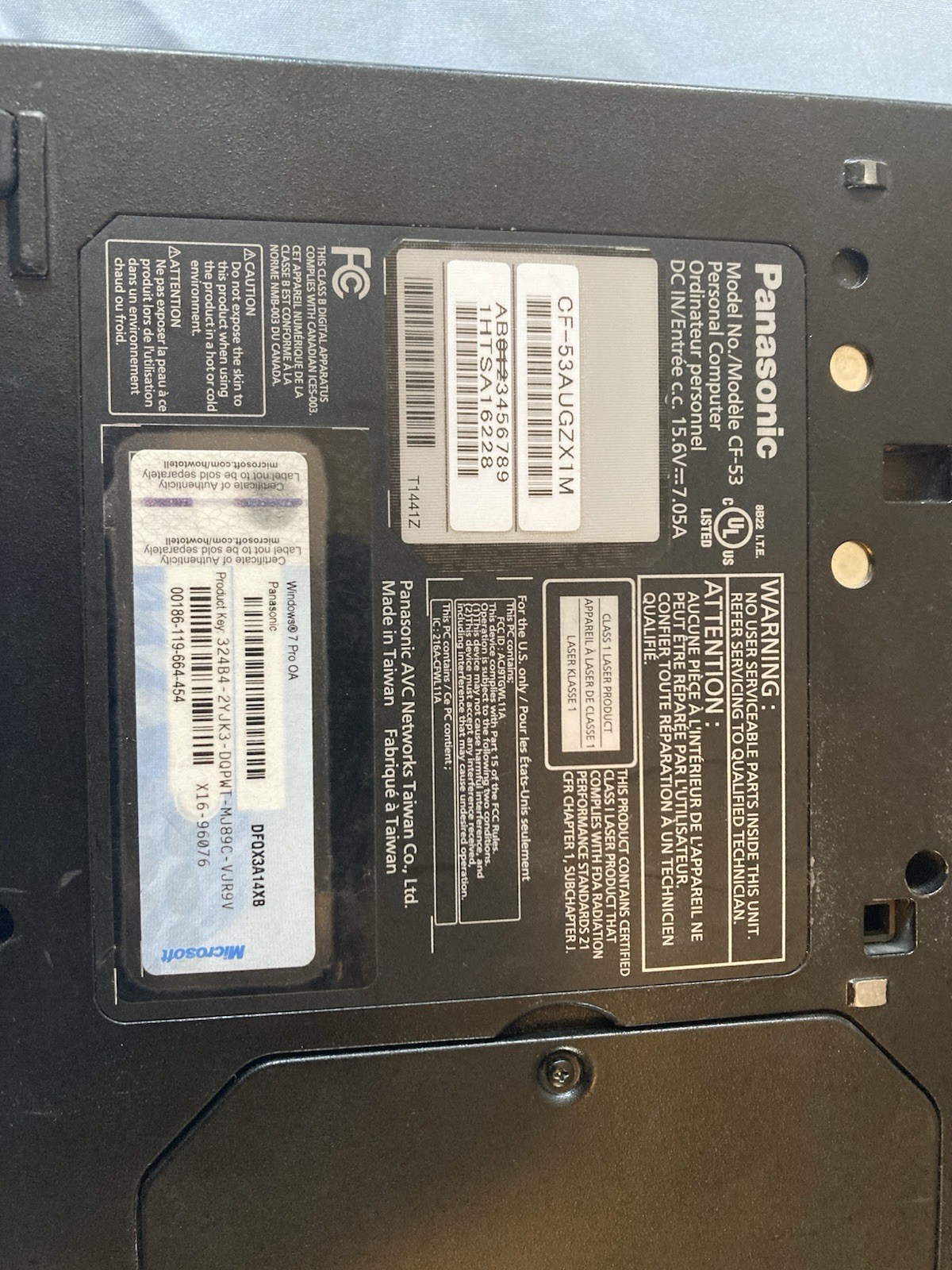 Panasonic Toughbook CF-53 14” (Intel Core i5-2520M 2.6GHz) Laptop