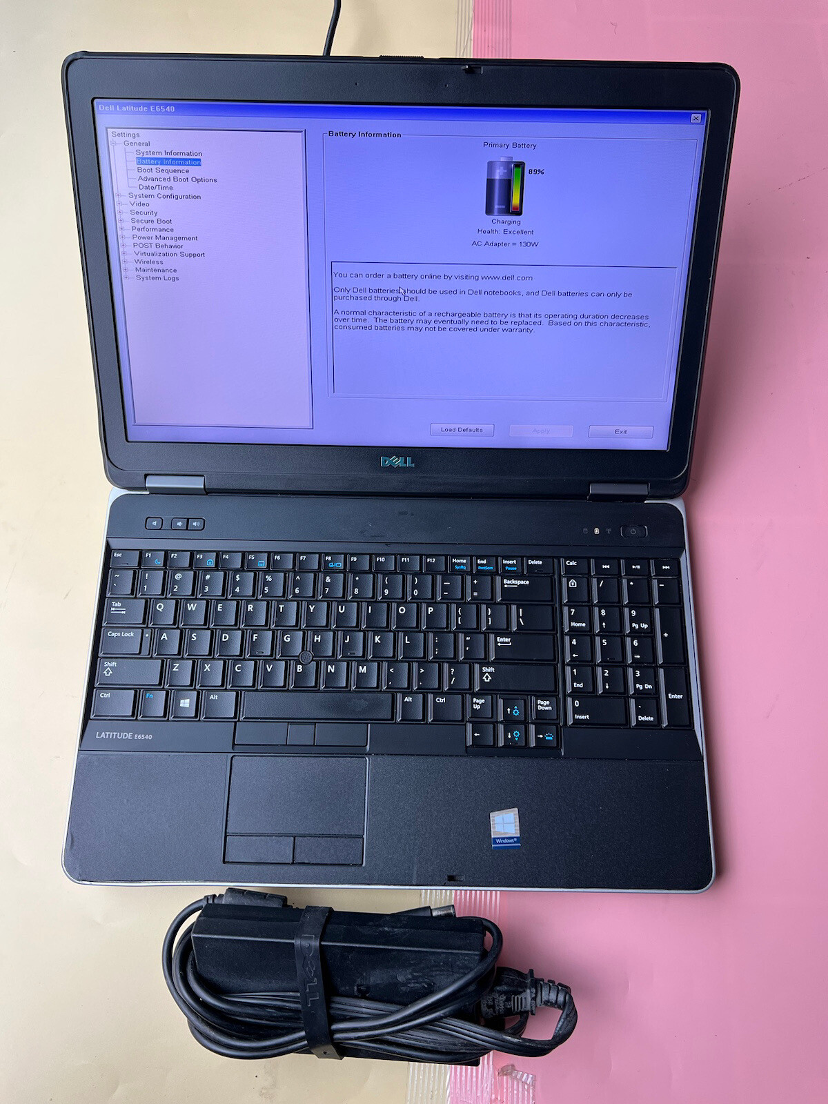 Dell Latitude E6540 Core i5-4310M 2.70GHz 4GB RAM 500GB HDMI BACKLIT 1920X1080