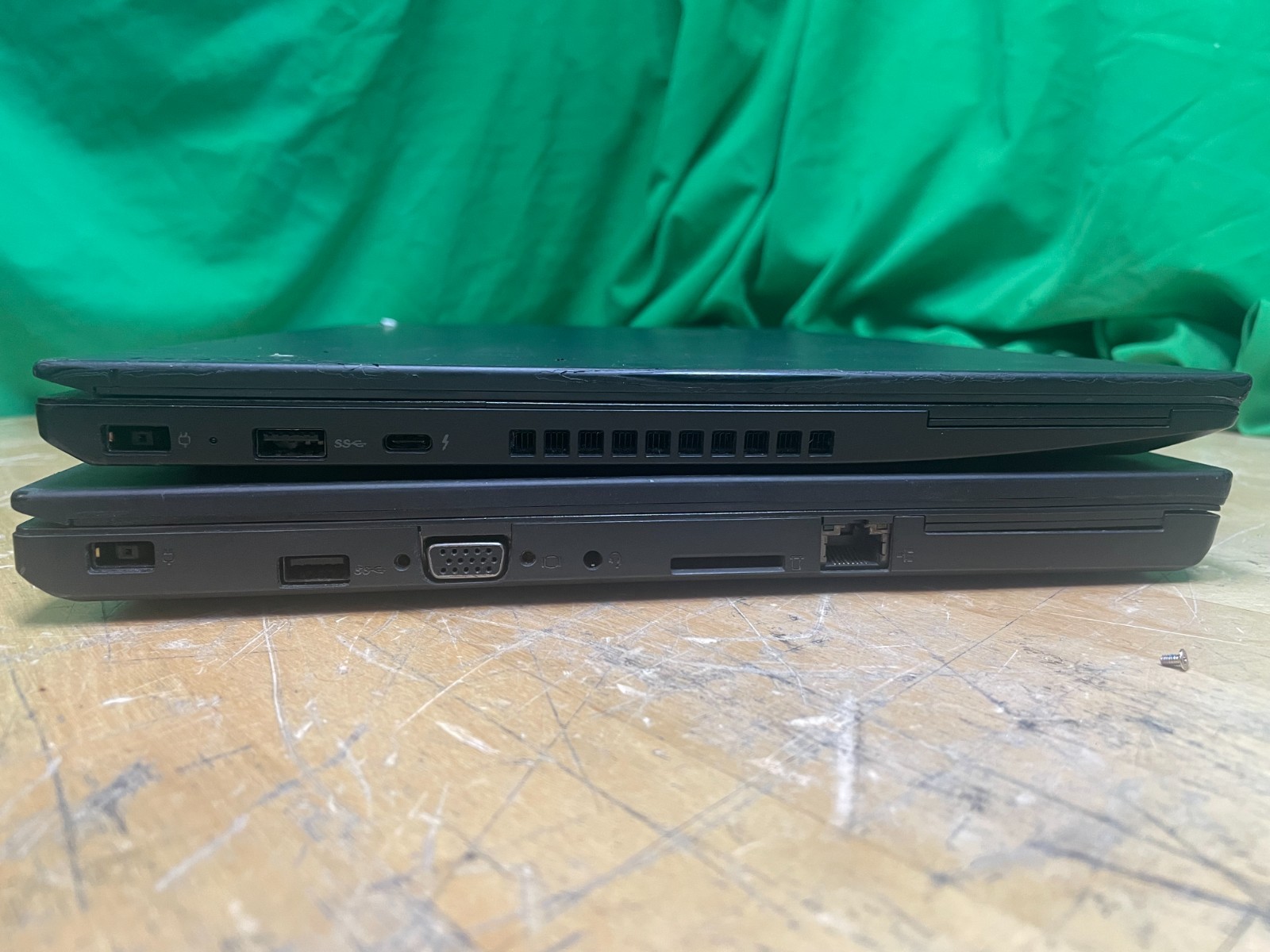 LOT OF 2 – LENOVO T570/T550 LAPTOPS – BAD KEYBOARDS – REPAIRS/PARTS -I5