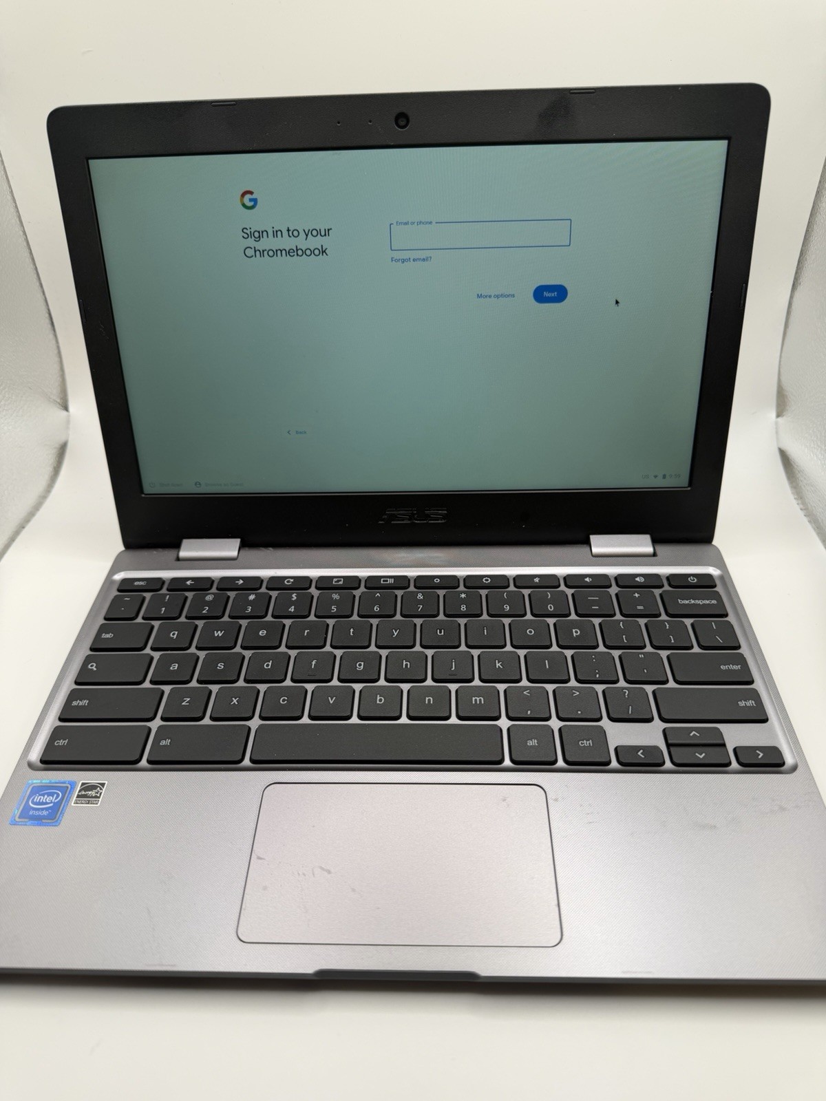 ASUS CHROMEBOOK 11.6″in GREY 32GB/4GB RAM CX22NA-BCLN4 INTEL UHD GRAPHICS