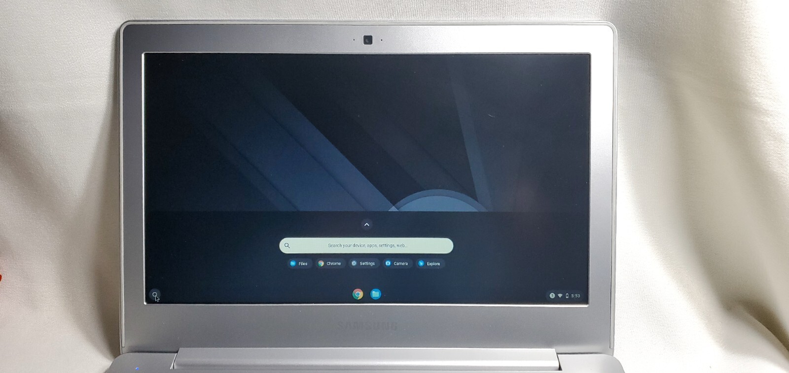 Samsung Notebook – XE500C12K01US Soft Top No Power Cord Preowned