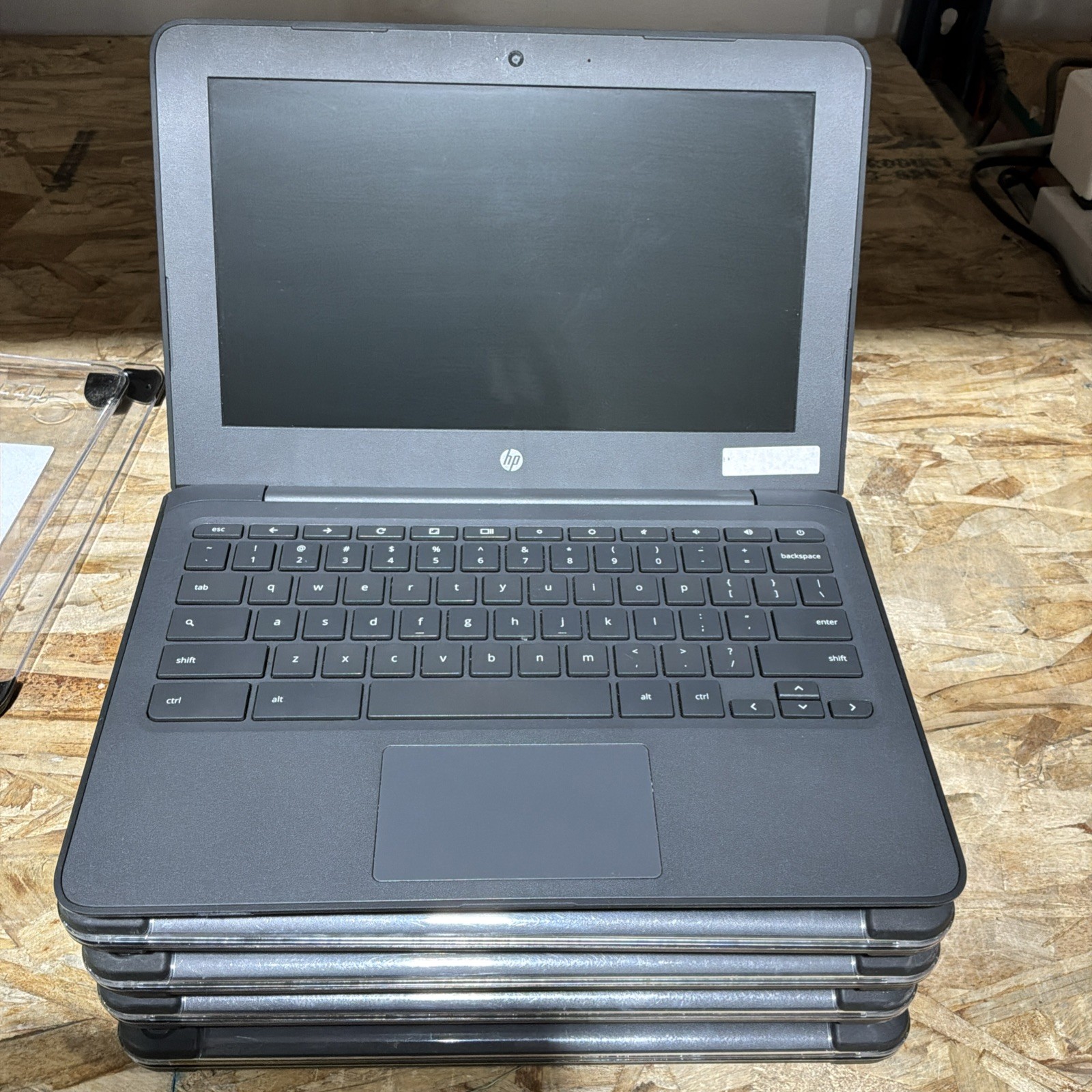 Lot Of 5! HP Chromebook 11 G6 EE 11.6″ 16GB N3350 ChromeOS, Black