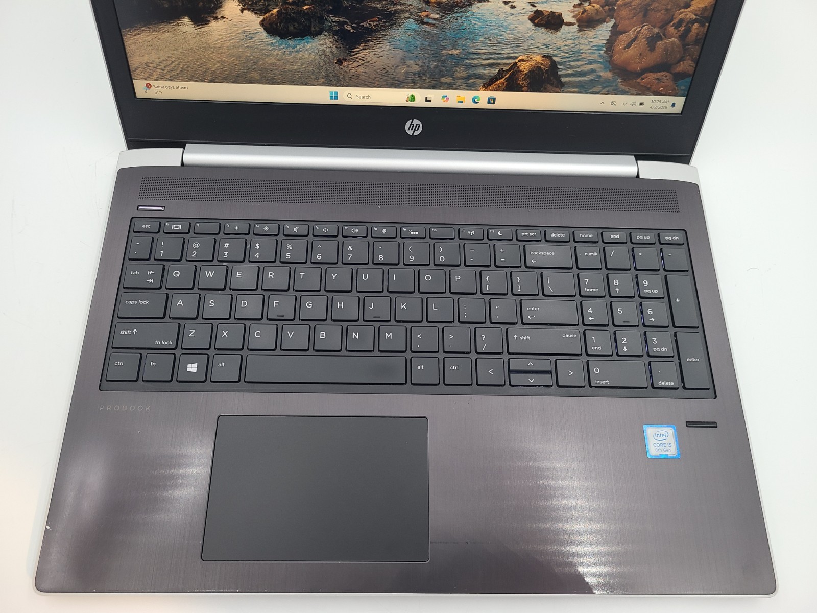 HP ProBook 450 G5 i5-8250U 1.60GHz 16GB Ram 256GB SSD Win 11 Pro w/Charger