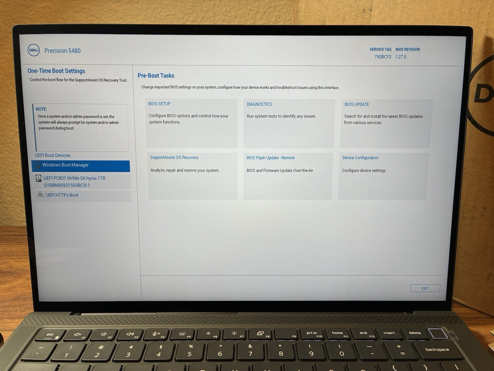 Grade A DELL Precision 5480 Laptop i7-13800H QHD+ TOUCH 32GB 1TB SSD RTX A1000!