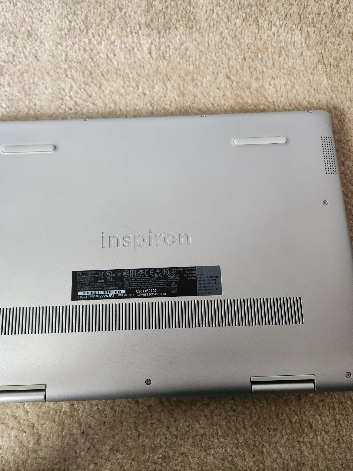 Dell Inspiron 5482 2-in-1 14″ Touchscreen Laptop/i5-8265U/8GB/256GB/SSD/W10H
