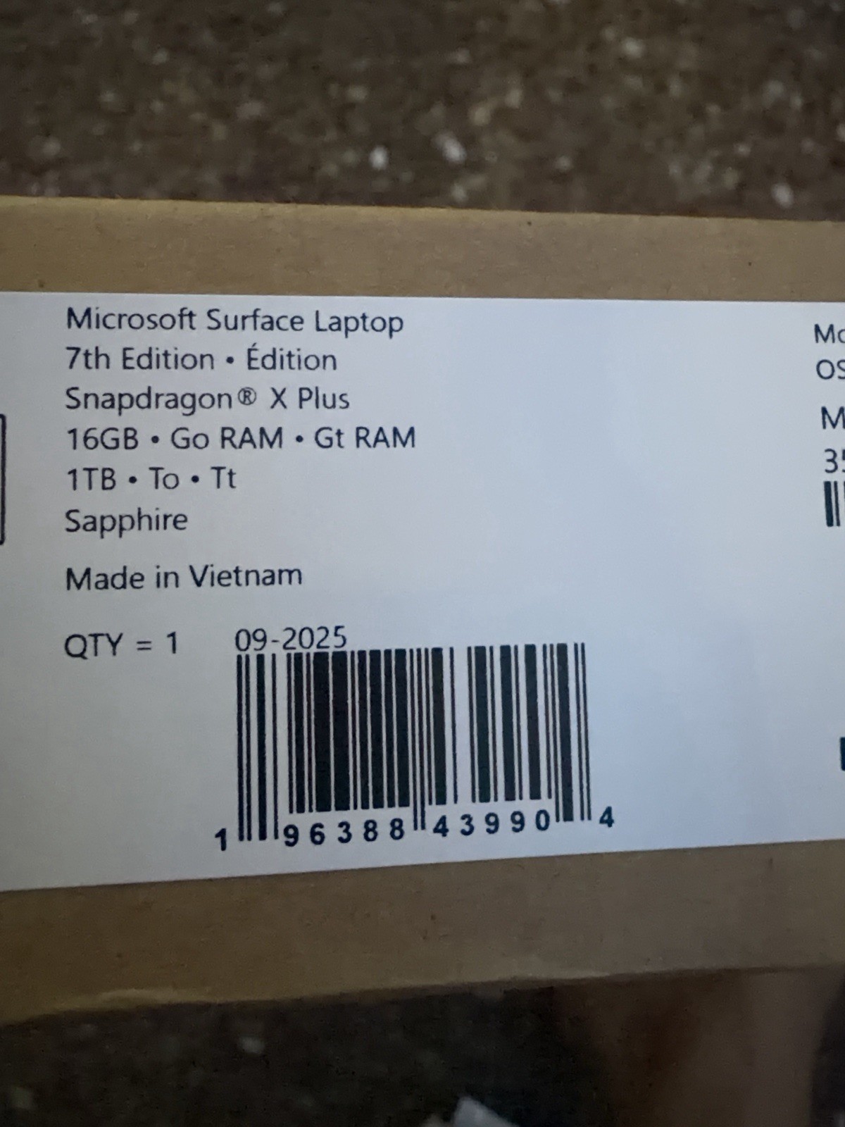 Microsoft Surface Laptop 7 SD-XPlus 16GB 1TB 13.8 sapphire EP2-19289 Windows 11