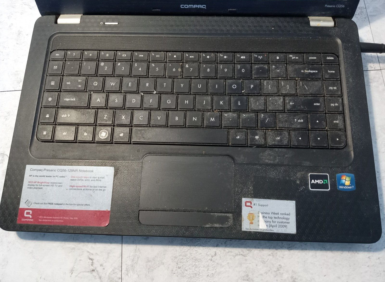 Compaq Presario CQ56-129NR 15.6″ Laptop AMD V140 2.30GHz *READ* -FM