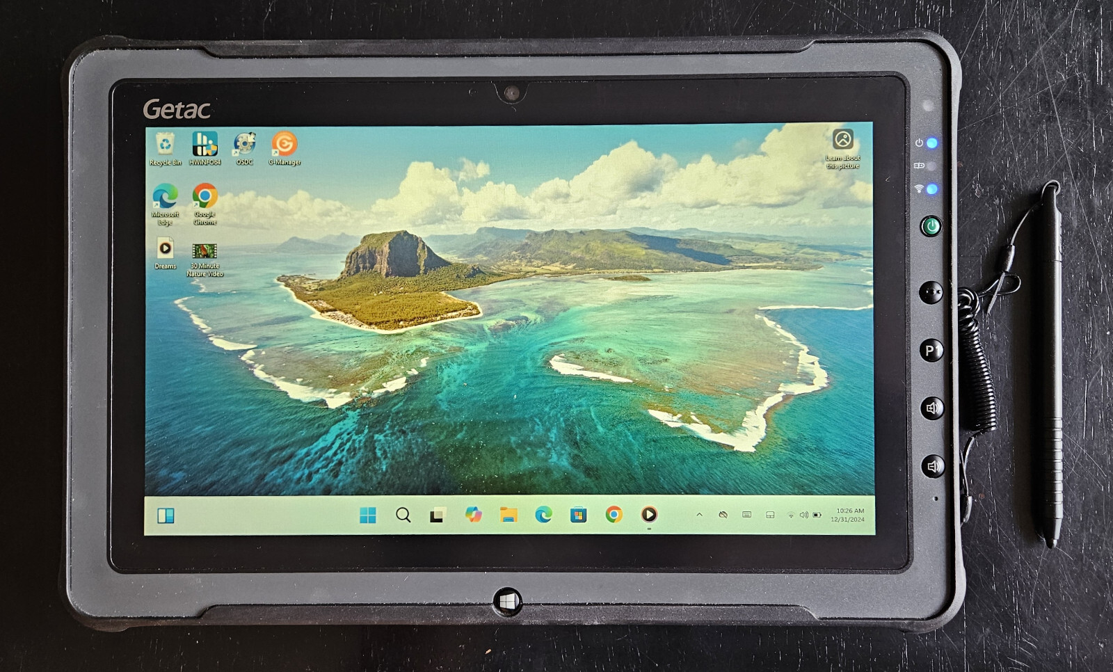 Getac F110 G4 Rugged Tablet i5-7200U 2.50GHz 128GB SSD 8GB