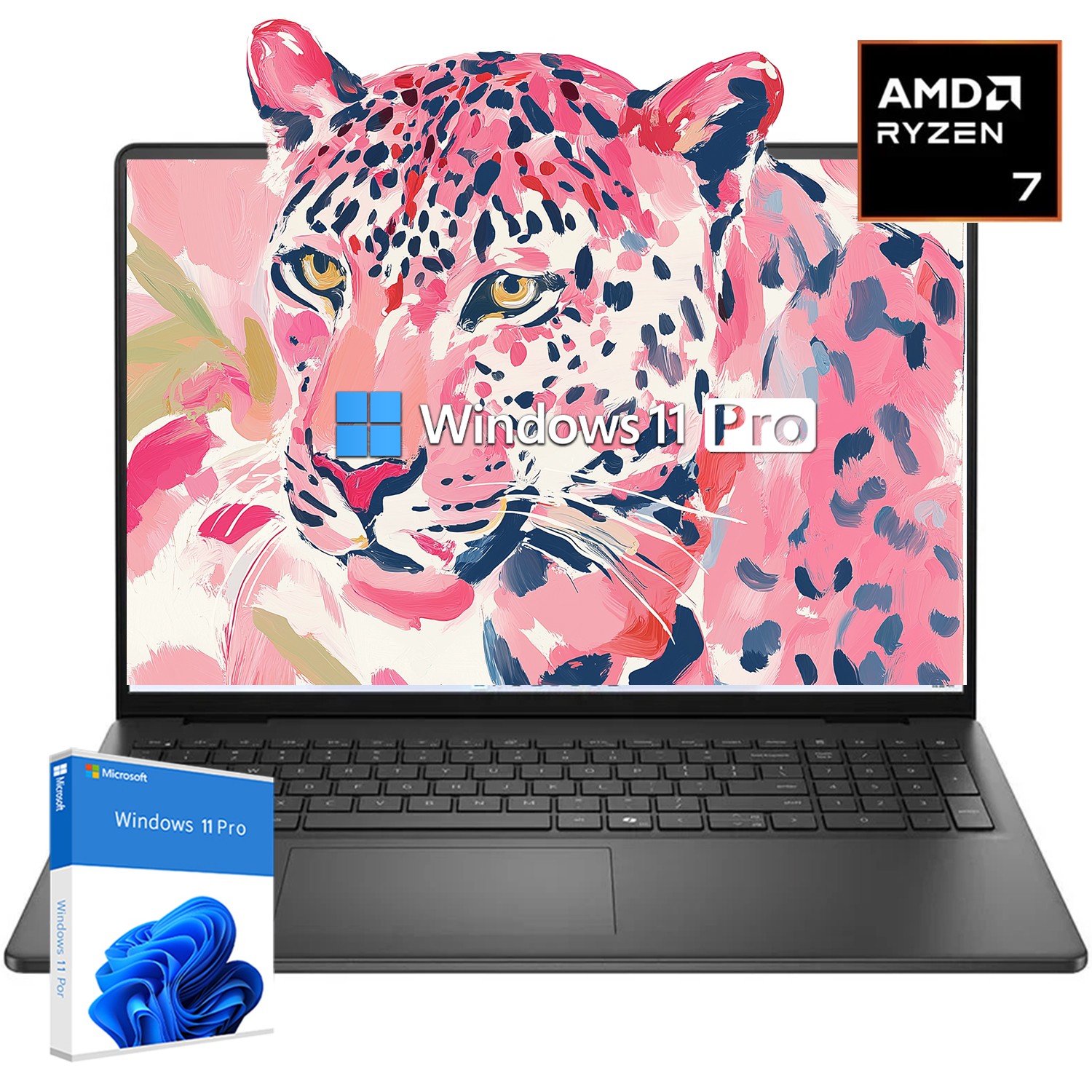 📍Dell 16 in FHD Touch Backlit KB Laptop AMD Ryzen 7 Up To 64GB RAM 4TB Win11Pro