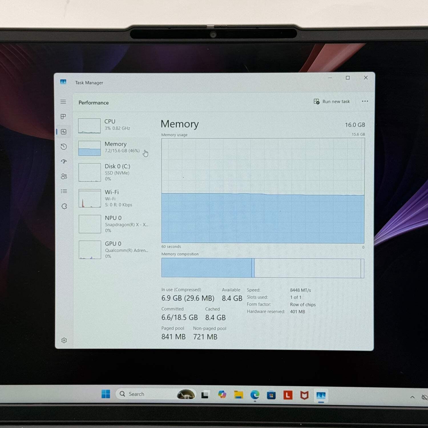 Lenovo IdeaPad Slim 3 15Q8X10 15.3″ Snapdragon X 2.9GHz 16GB RAM 256GB SSD