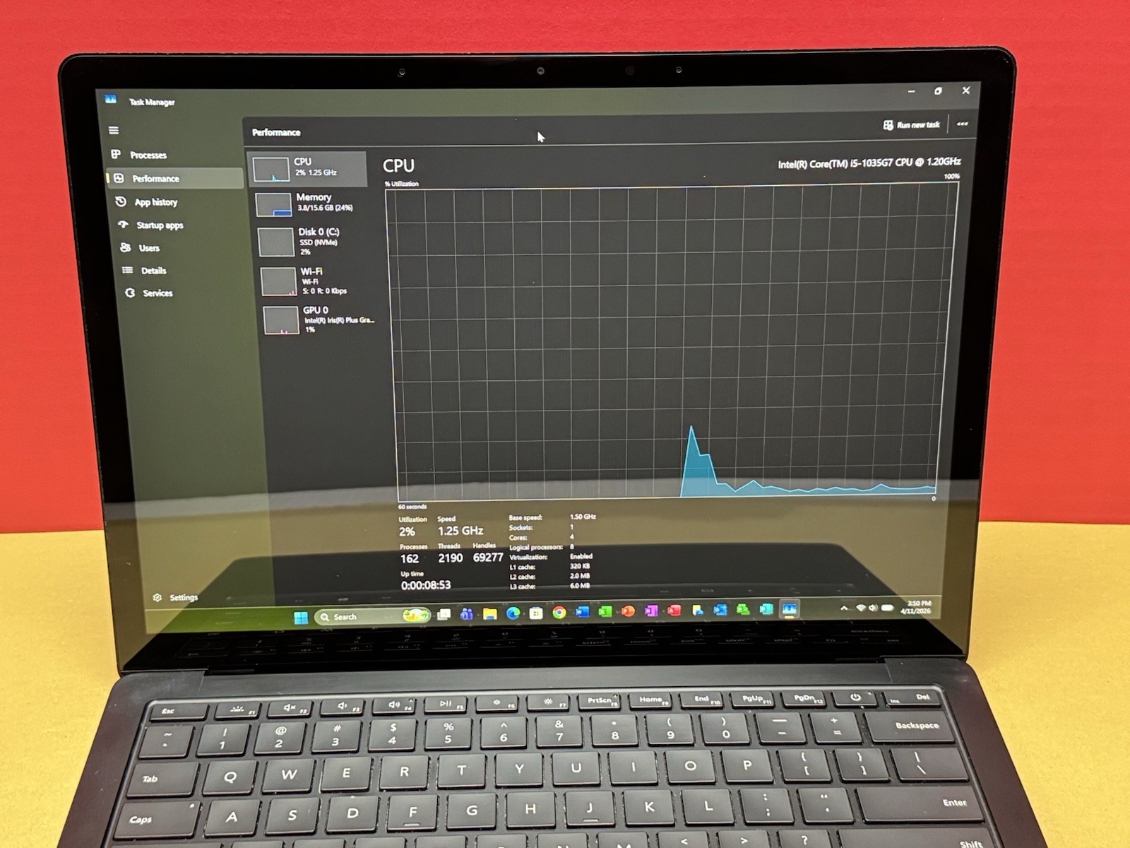 Microsoft Surface Laptop 3 i5-1035G7 1.20GHz/16GB RAM/256GB NVMe SSD/Win11