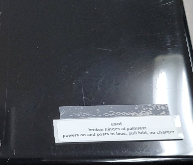 HP Pavilion G60-508us / Intel Celeron 900 / 3 GB RAM / NO HDD