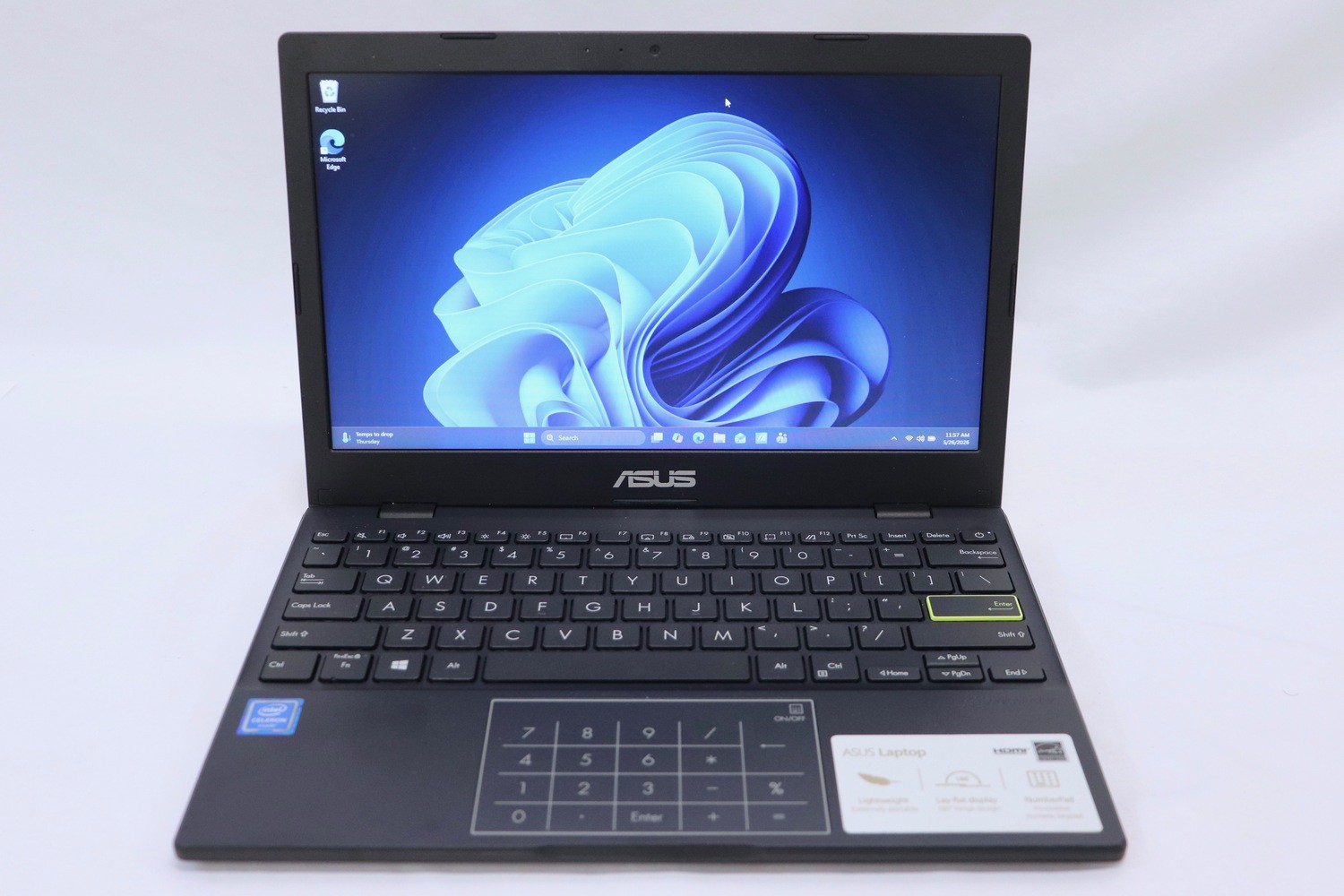 ASUS L210M 11.6″ Laptop Celeron N4020 4GB 64GB W11 HDMI USB-C