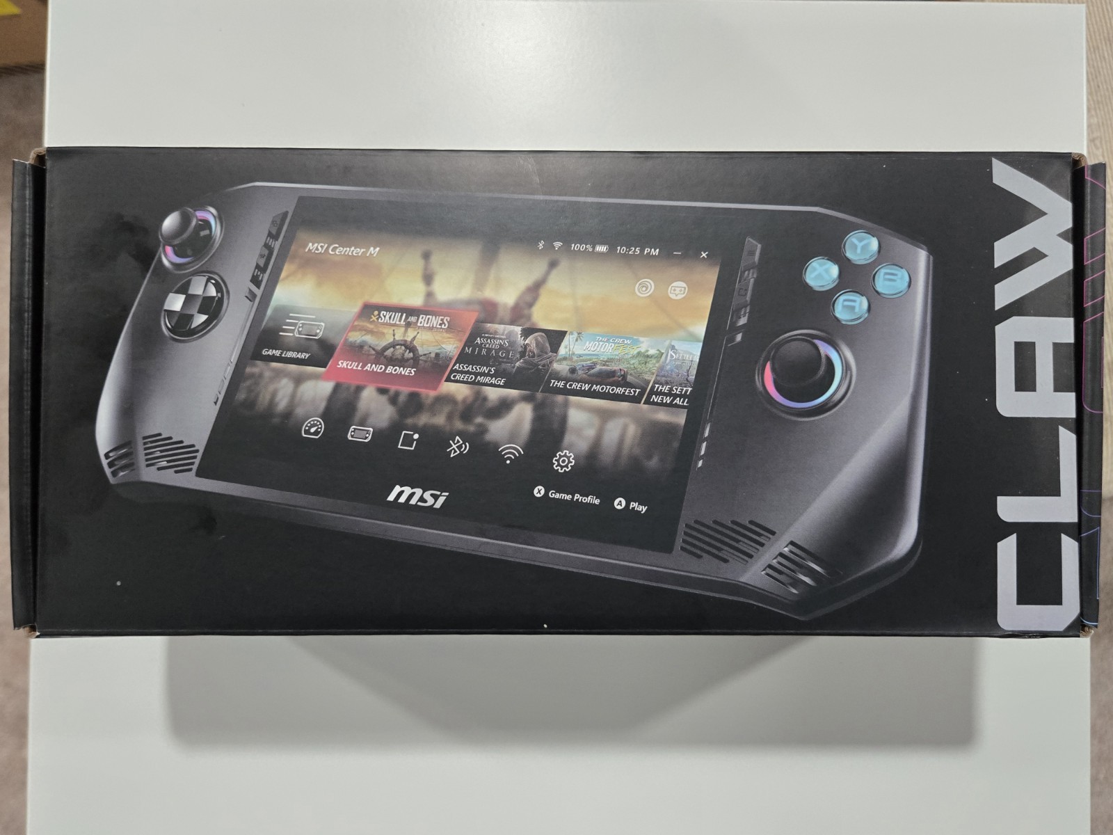 MSI Claw A1M-050US PC Gaming Handheld Ultra 7-155H 7″ 120Hz FHD 16GB RAM 1TB SSD
