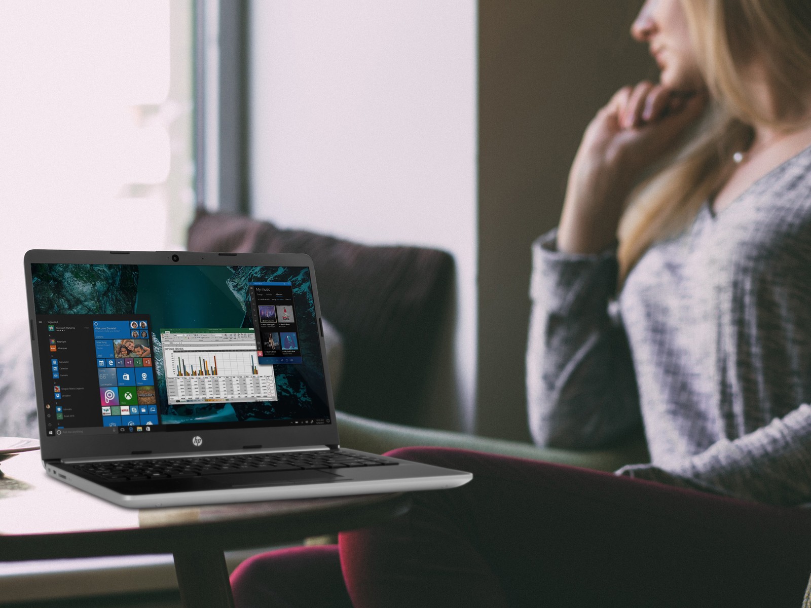 HP 14, 14″ HD, A9-9425, 8GB RAM, 2TB SSD, Windows 10 Pro