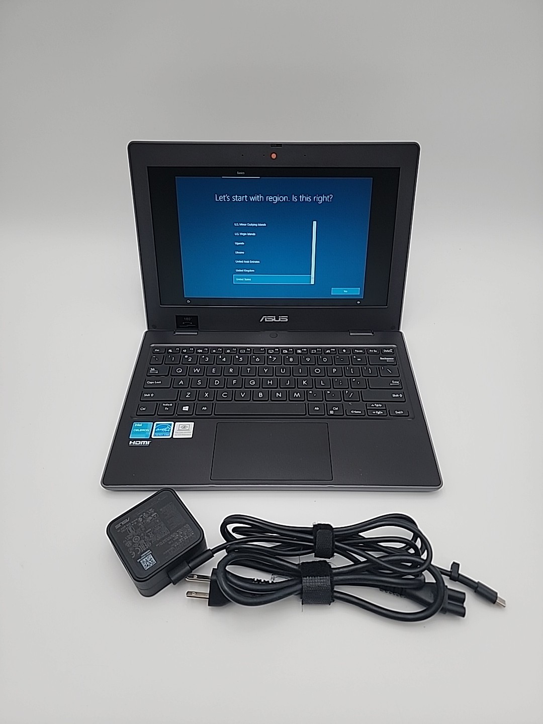Asus BR1100CK 11.6” HD Laptop Intel Celeron N4500 4GB DDR4 RAM 64GB