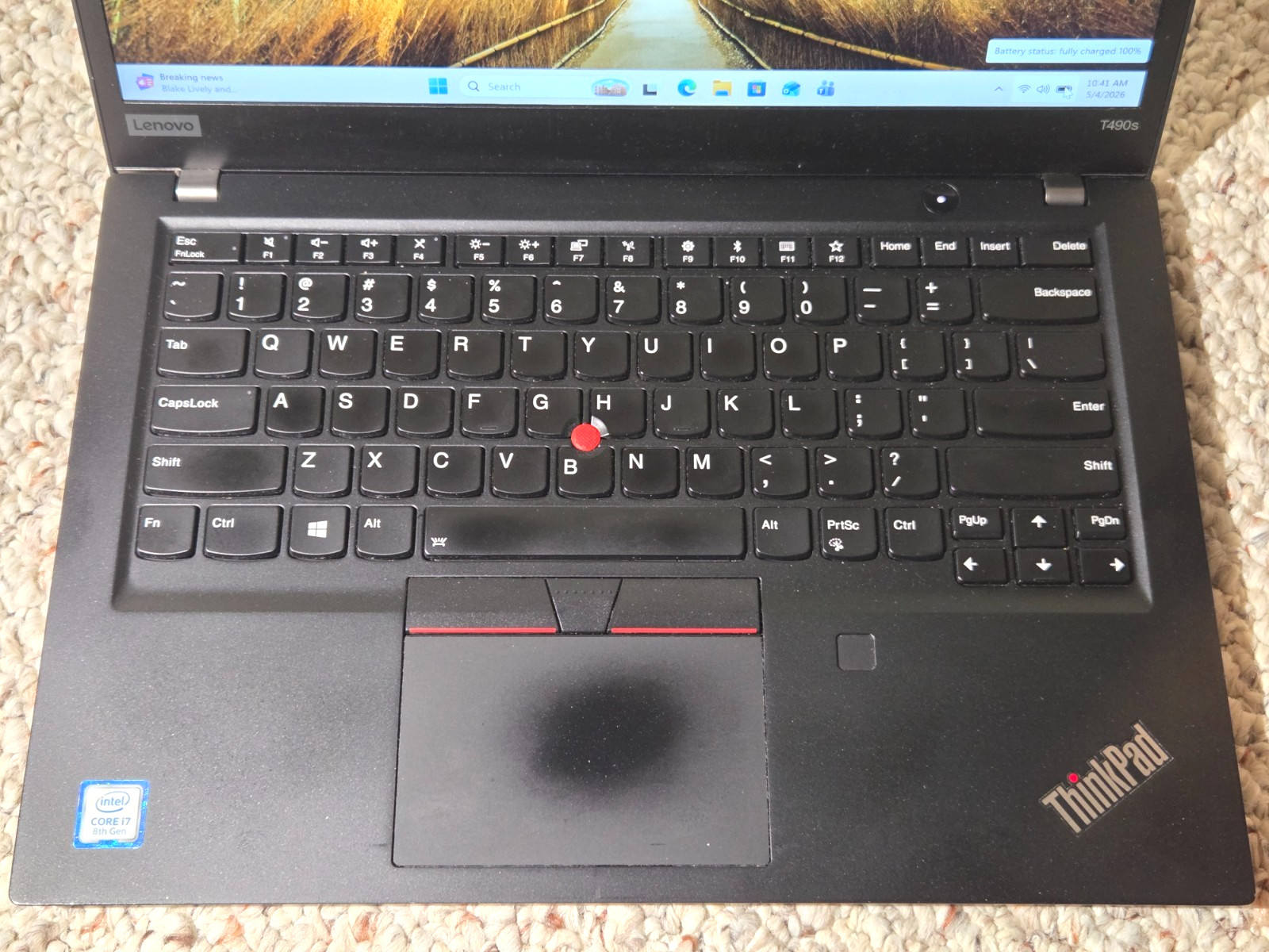 Lenovo ThinkPad T490s 14″ (512 GB SSD, Intel Core i7-8565U, 1.8 GHz, 16 GB RAM)