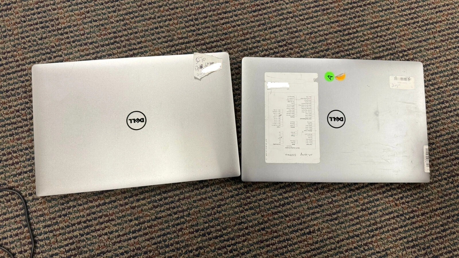 Lot of 2 Dell Precision 5510 Intel Core i7-6TH GEN NO RAM NO SSD Not turning on
