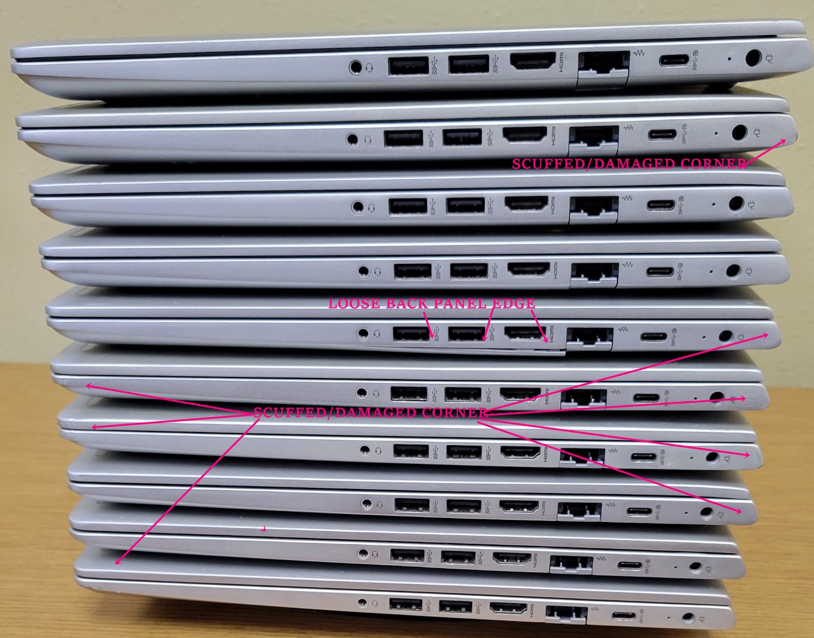 (Lot of 10)HP ProBook 450 G7 i5-10210U 1.60GHz 16GB No OS/SSD **BIOS LOCKED**