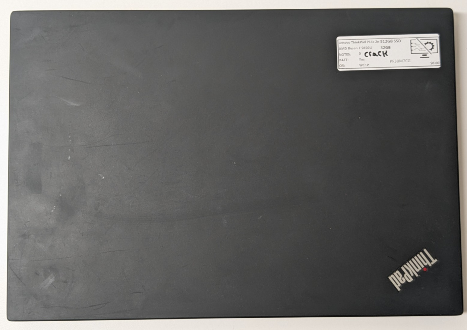Lenovo ThinkPad P14s Gen 2 14″ AMD Ryzen 7 5850U 32GB 512GB SSD W11P PF38M7CG