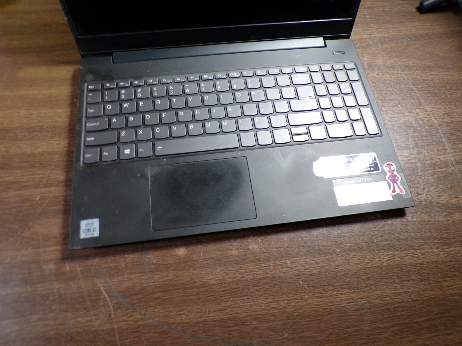 LENOVO IDEAPAD S340 INTEL CORE i3 10TH GEN **NO RAM **UNTESTED **NO HD/ NO CADDI
