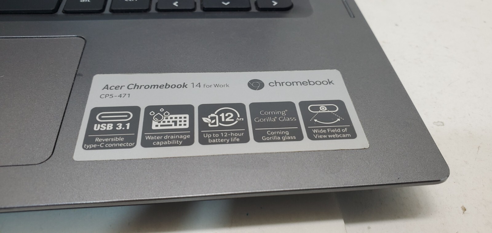 Acer Chromebook 14″ Non-Touch Screen Intel Celeron 4GB 16GB N15Q13 CP5-471-C0EX
