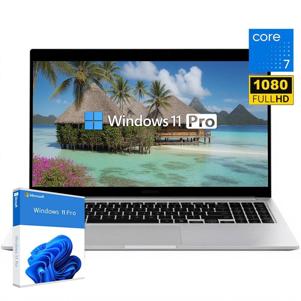 Samsung Galaxy Book 4 Laptop 15.6″ Backlit 10 core Ultra 7 16GB RAM 512GB Win11P