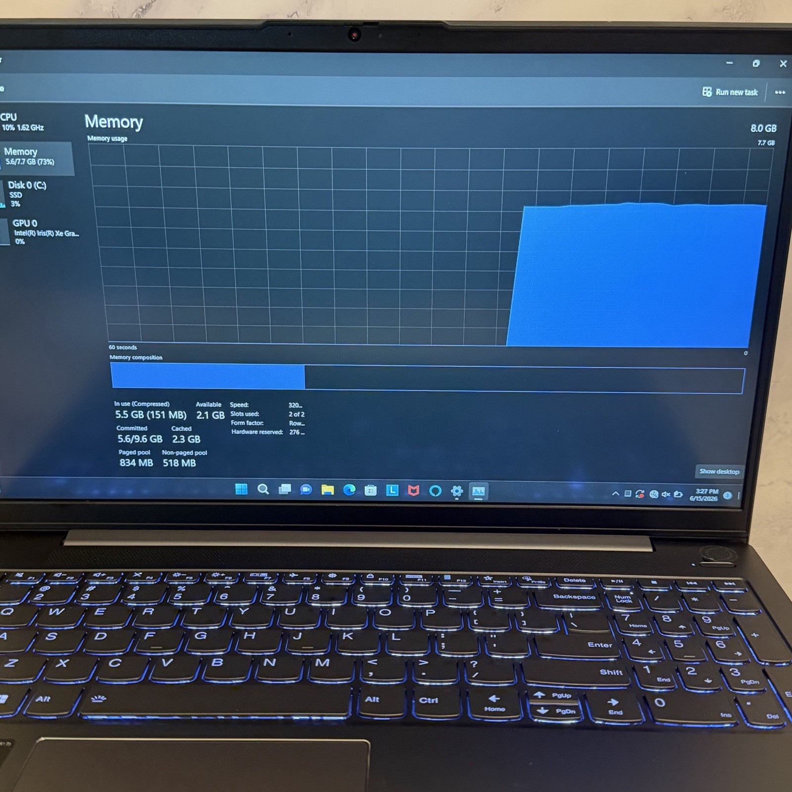 Lenovo IdeaPad 5 15IAL7 i7-1255U 1.7GHz 8GB RAM 512GB SSD Windows 11 Laptop