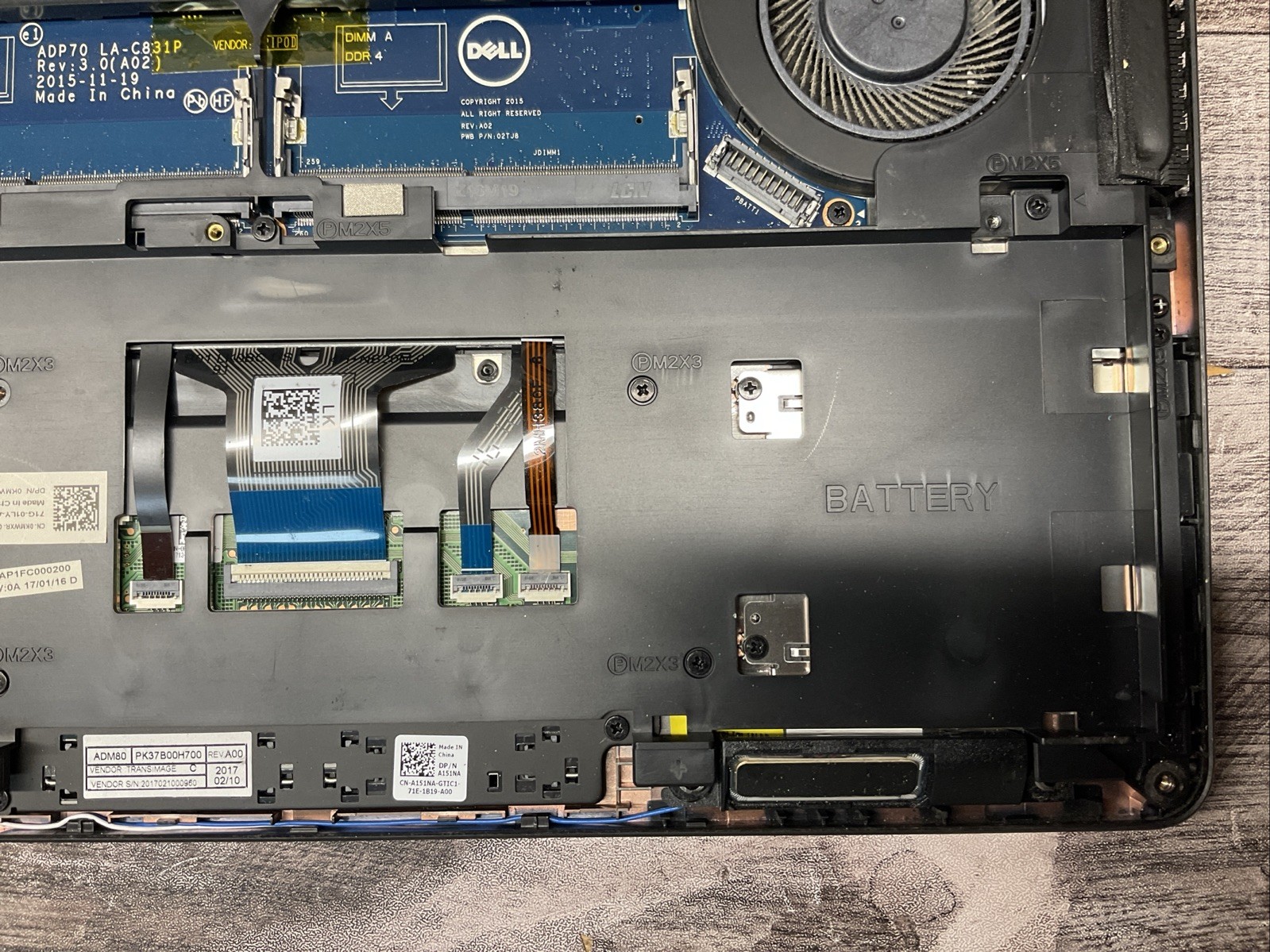 Lot of 2 Dell Latitude E5470 Laptops / Intel Core i5 6th Gen / Parts Repair / J3