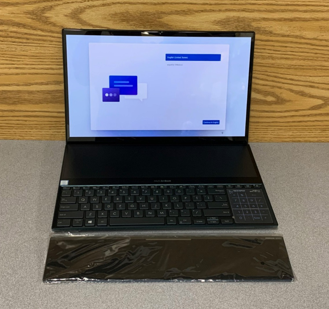 ASUS ZenBook Pro Duo 15.6″ 4K Touch Windows 11 i9 32GB RAM 1TB SSD RTX 2060