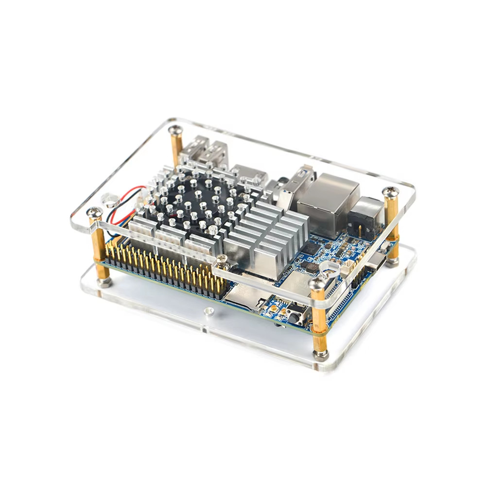 NanoPC-T4 ARM Development Board 4GB LPDDR3 RAM 16GB eMMC Rockchip RK3399 Dual-ba