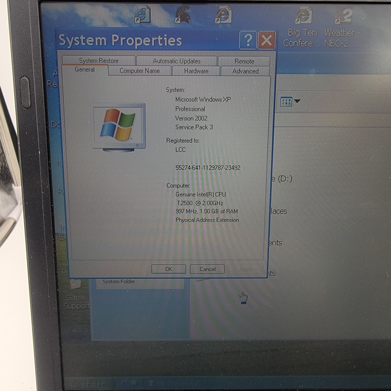 Vintage HP Compaq nc6400 Laptop – Windows XP Pro – Works – Charger Included