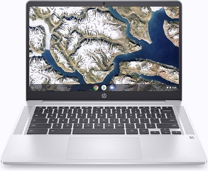 HP 14″ Chromebook 14a-na0010nr – N4000, 32GB eMMC, 4 GB RAM – Silver