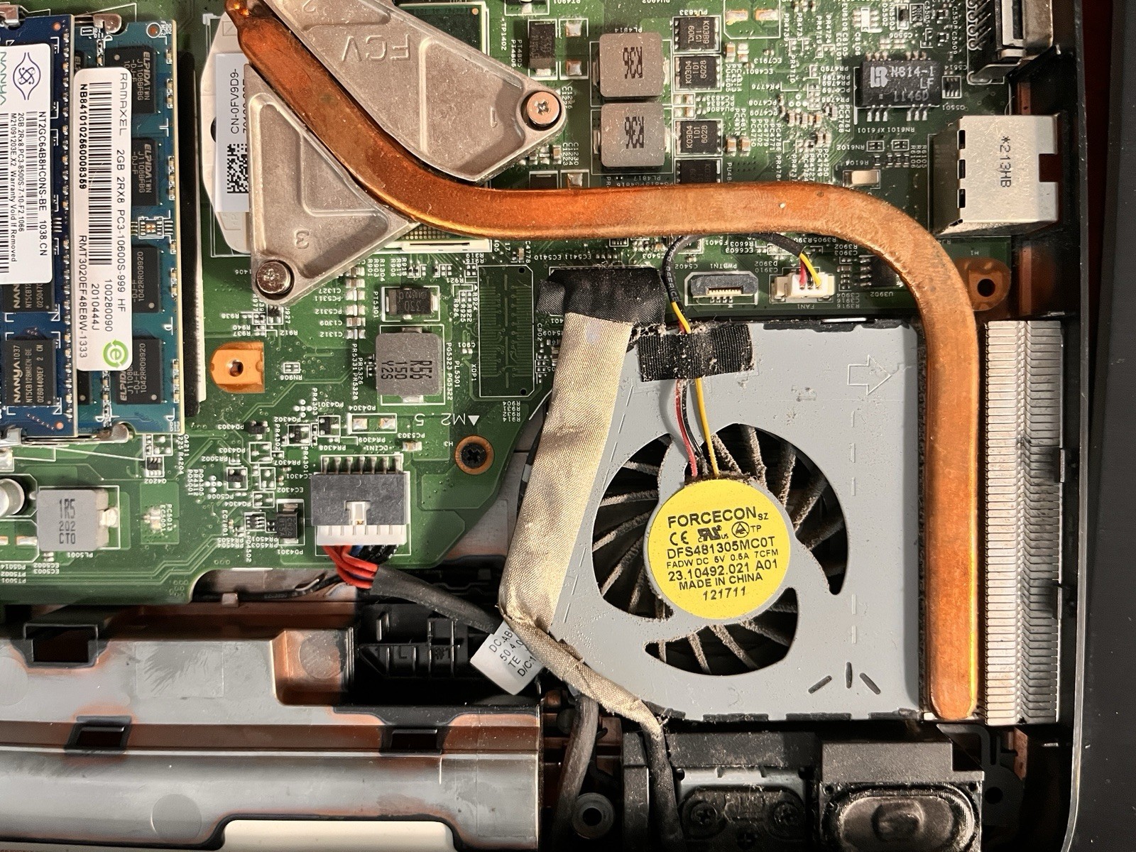 Dell Inspiron N5040 Laptop & Power Supply & Optical Mouse For Parts No HardDrive