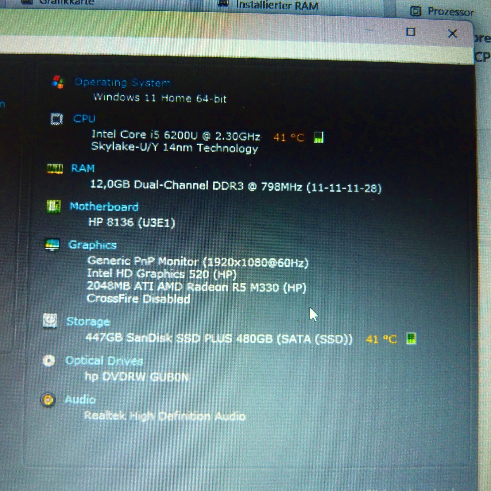 HP 15 AC 15 inch FULLHD Multimedia l 480GB SSD Windows 11 l i5 TURBO 12GB…
