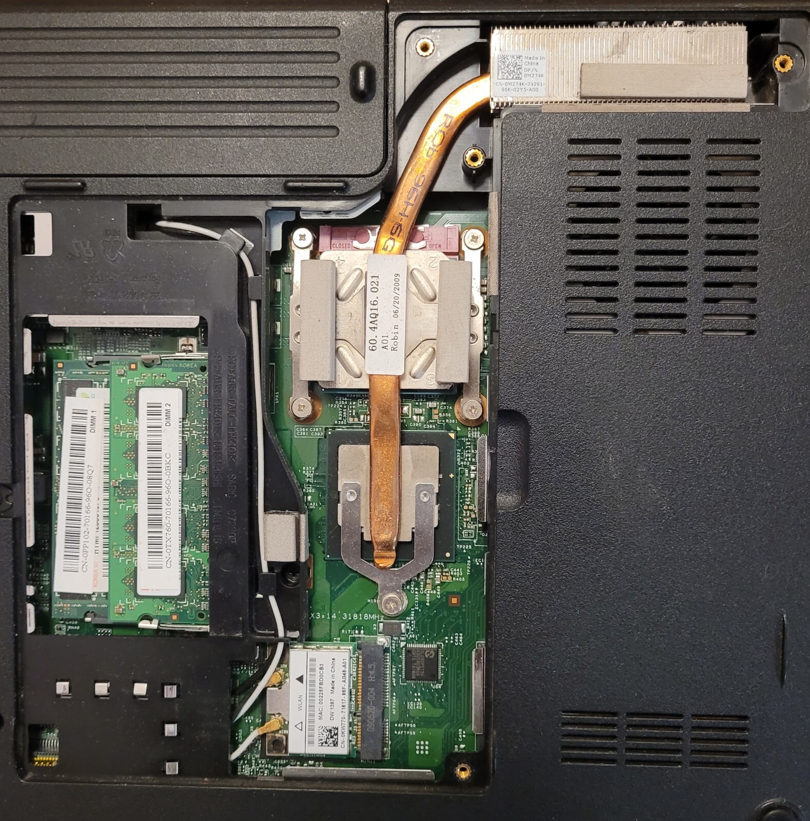 Dell Inspiron 1545 15.6in. 250GB, Intel Celeron Dual Core 2GHz 3GB ~ Parts Only