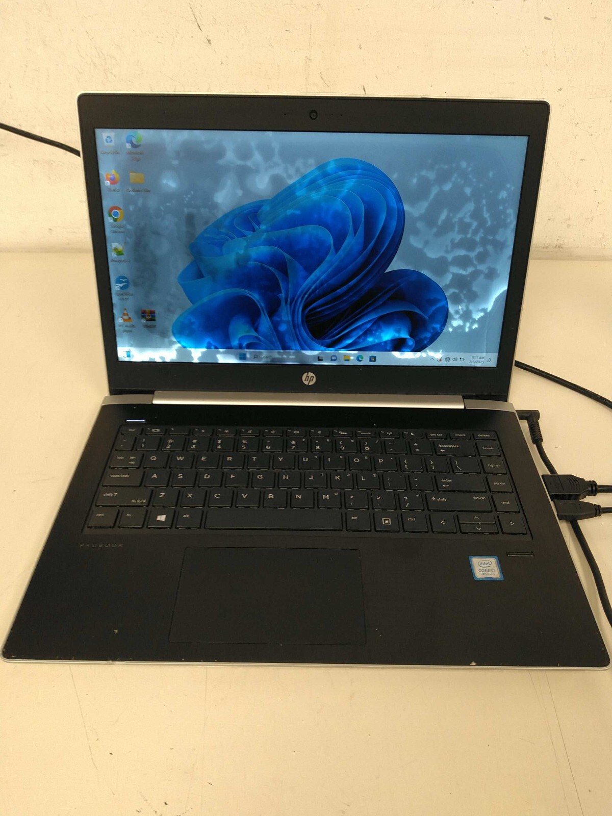 HP ProBook 440 G5 14″ i7-8550u 1.8ghz 8GB RAM NO HDD *parts READ 5CD9129563