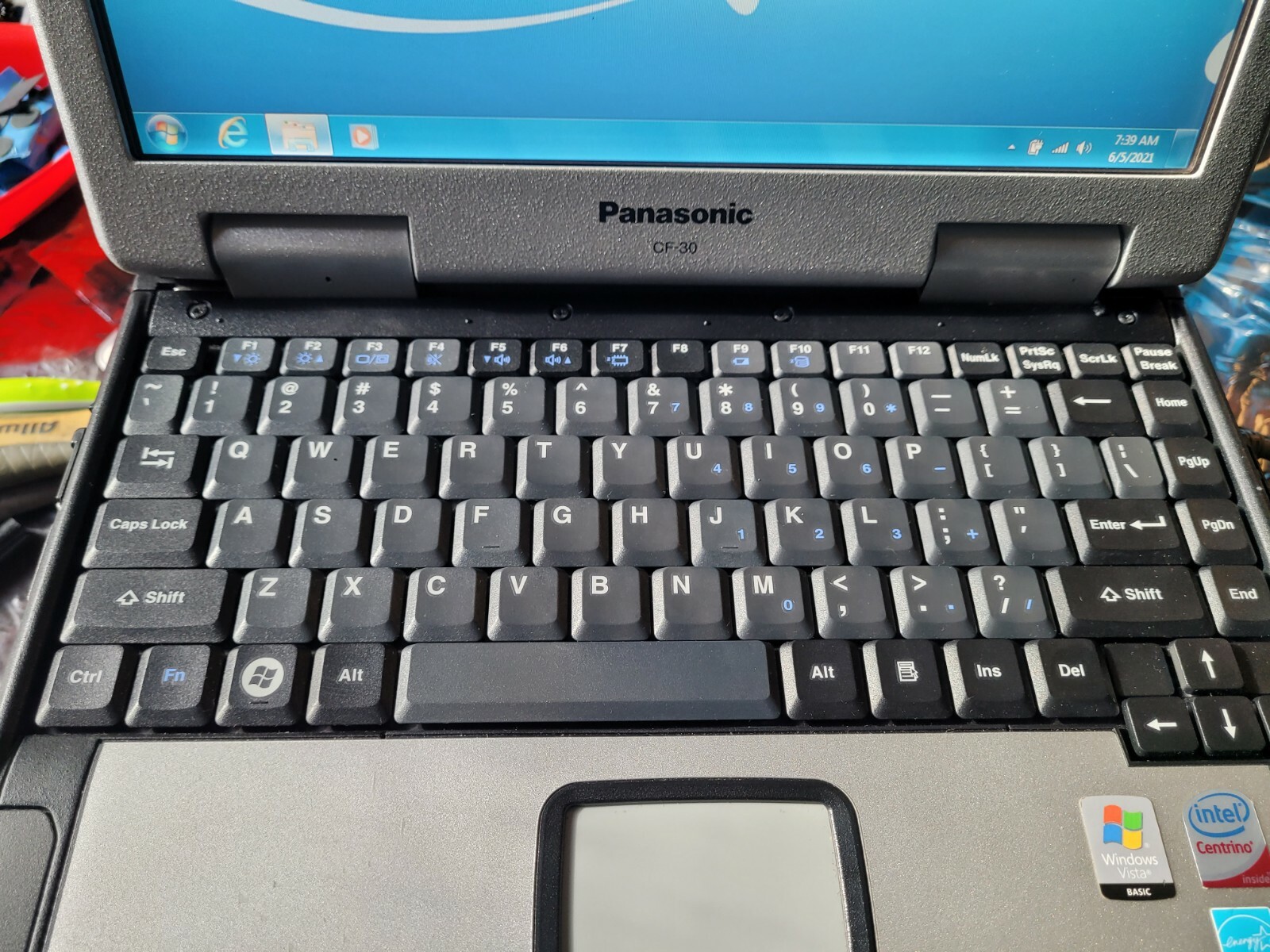 PANASONIC CF-30 L7500 2 DUO 1.6GHZ/ TOUCH/ BT/ / WIN7 ULTIMATE P64 /320GB HD/