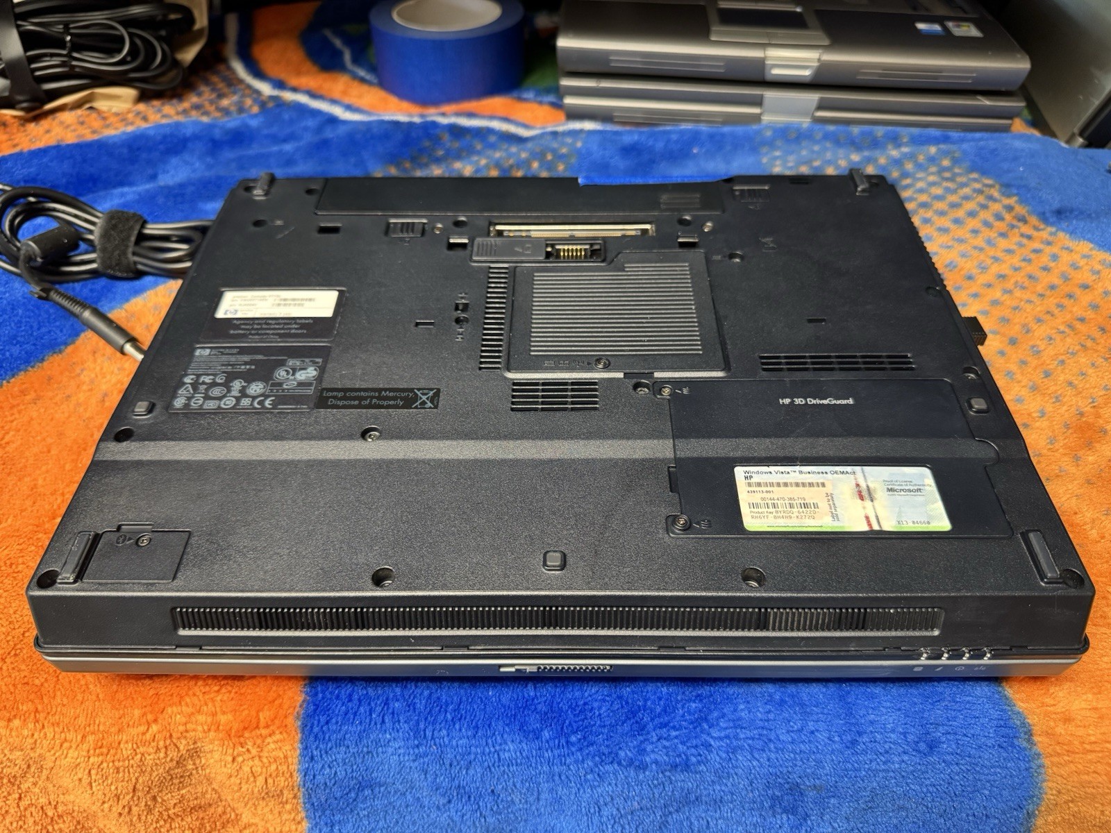 HP 6710b 15.4”, Win10pro, Intel C2D 2.20, 150 GB, 2.5 GB, DVD-RW, Wifi, #003