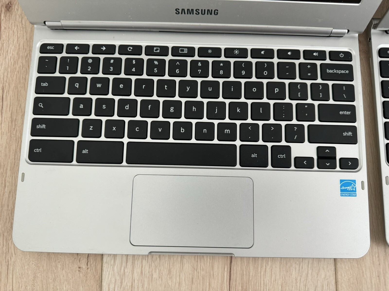 Samsung Chromebook XE303C12 Silver 11.6″ Wi-Fi Laptop For Parts Lot Of 2Untested